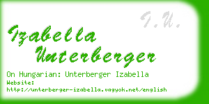 izabella unterberger business card